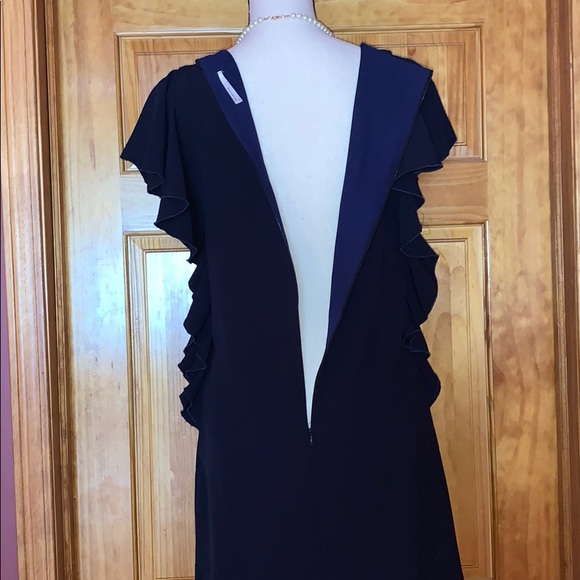 The Letter Ruffle Sleeve Sheath Dress Medium - Picture 4 of 8